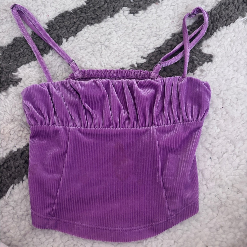 Urban Outfitters Purple Cropped Tank Top Women’s XS